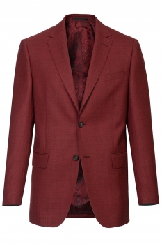Sacou slim canaletto grena uni