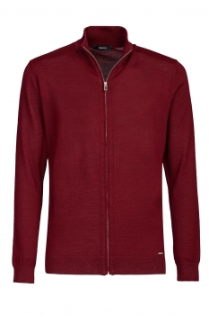Slim body burgundy sweater
