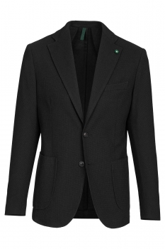 Slim body black plain blazer