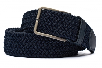 Curele albastru textil elastic,piele