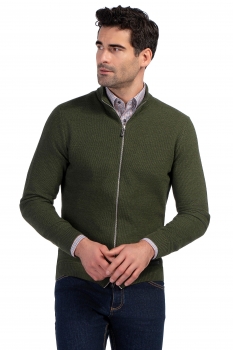 Slim body kaki sweater