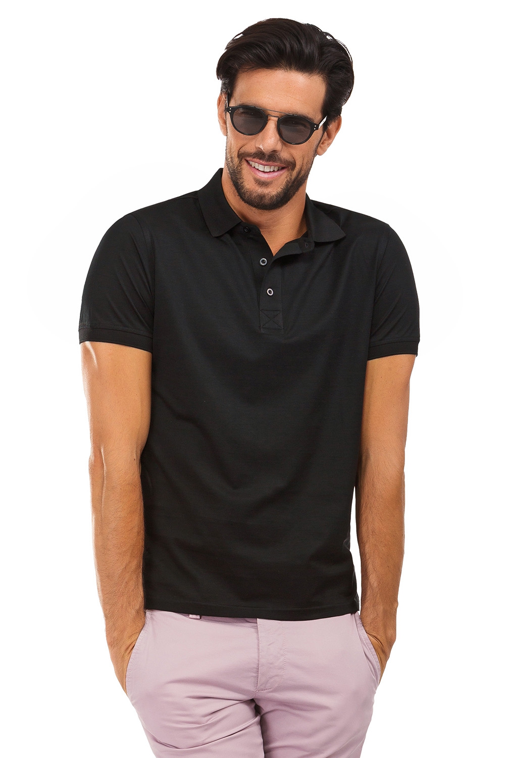 Tricou Polo Negru Bigotti Ro Vbtspr1dg57a11999