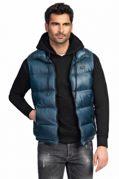 Vesta slim albastra uni