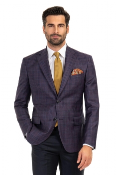 Slim body brown carouri blazer