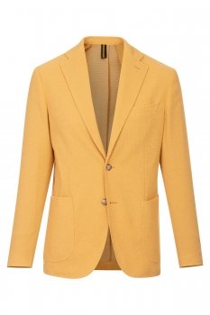 Sacou slim galben uni