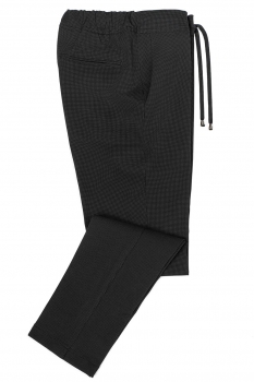 Slim body black plain trouser