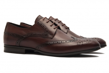 Burgundy Genuine leather Shoes