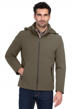 Kaki plain jacket