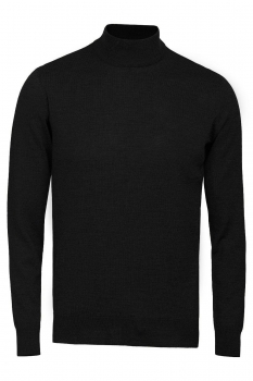 Slim body black sweater