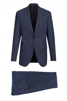 Slim body navy carouri suit