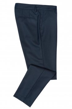 Pantaloni slim bleumarin uni