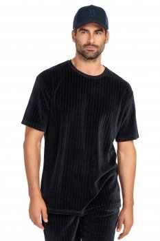 Tricou oversize bleumarin uni