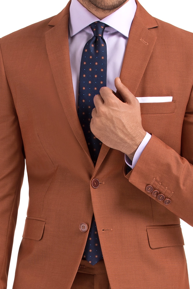 native Last ruler Costum slim caramiziu uni - Bigotti.ro - VECSBAPBV81929992