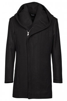 Black Plain Coat