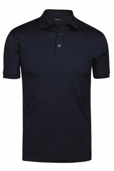 Tricou polo bleumarin uni