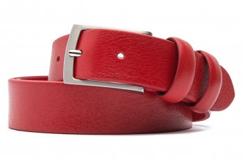 Curea casual rosie piele naturala