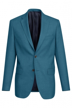 Slim body blue plain blazer