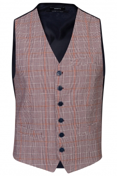 Slim body red carouri waistcoat