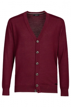 Slim body burgundy sweater