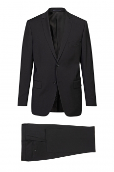Slim negru uni costume