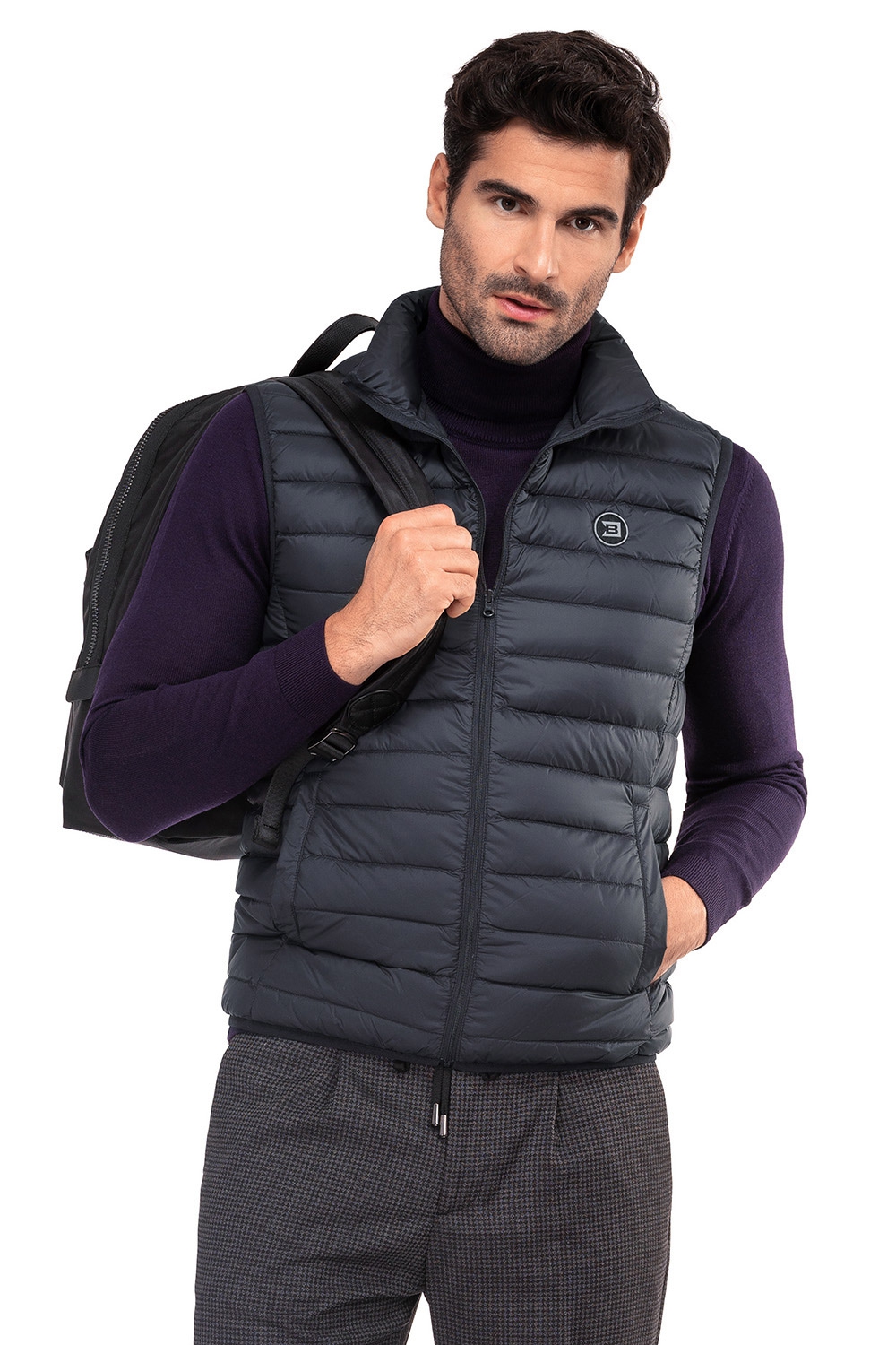 Bakery Blink Regularity Vesta slim neagra cu puf Bigotti.ro VBVSJK4ER38A1399648