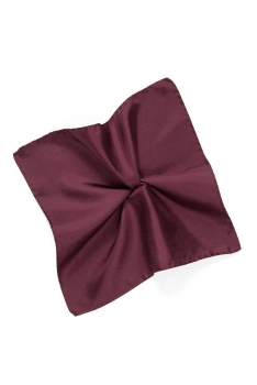 Burgundy pocket square