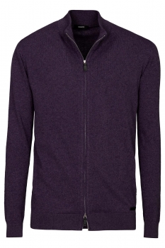 Slim body purple sweater