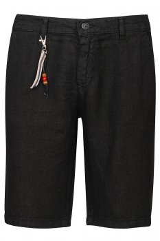 Pantaloni scurti slim negri uni