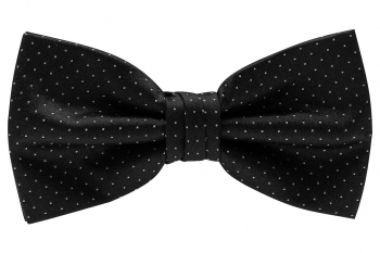 Bow tie black geometric