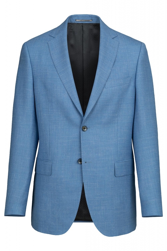 Bigotti Sacou bleu uni