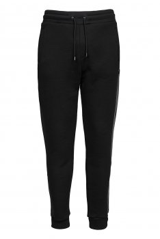 Pantaloni trening slim negri uni