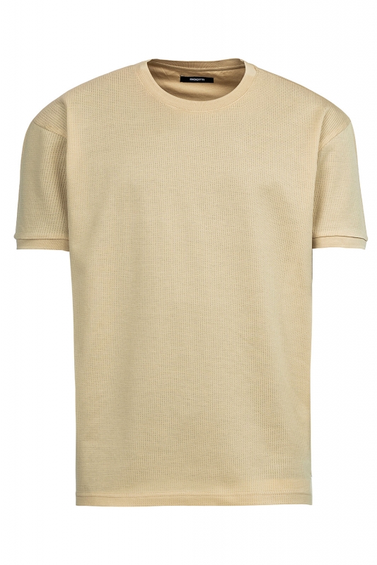 Bigotti Tricou oversize bej uni