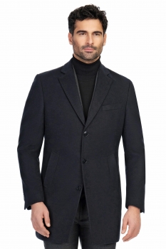 Blue plain coat