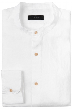 Slim body White Plain Shirt
