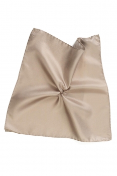 Beige pocket square