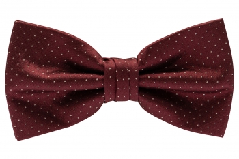 Bow tie burgundy geometric