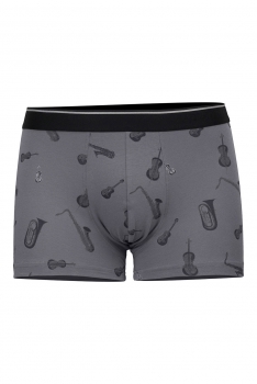 grey geometric boxer underwear