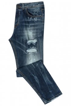 Blugi slim albastri