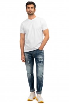 Blugi slim albastri