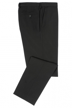 Superslim black plain trousers