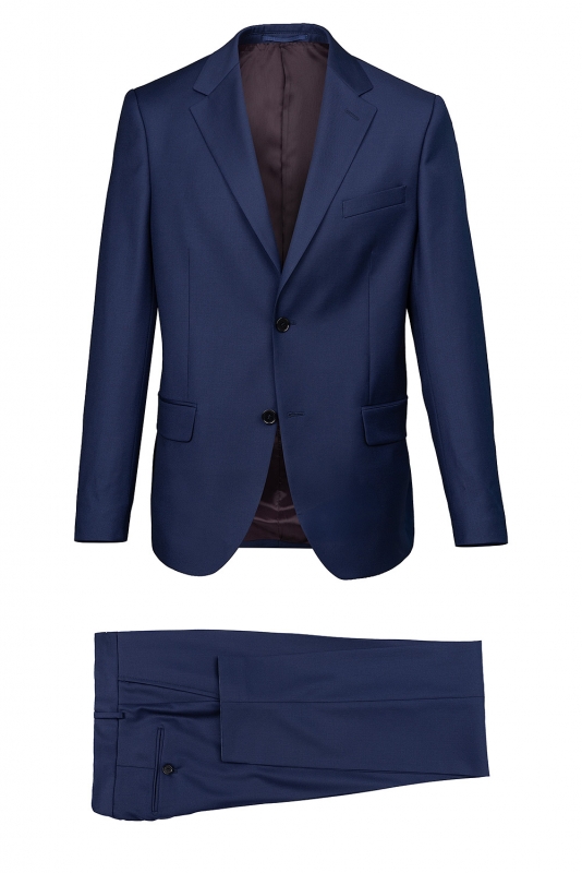 Bigotti Costum slim albastru uni