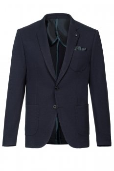 Sacou slim bleumarin uni