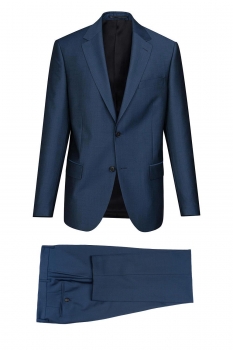 Superslim blue plain suit