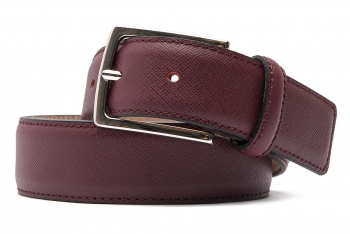 Burgundy belt