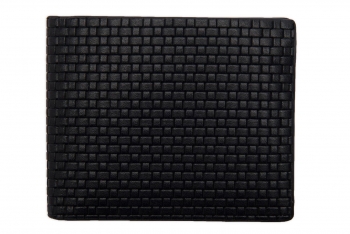 Wallet black genuine leather