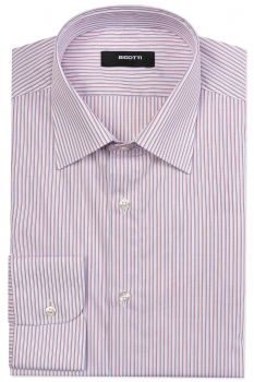 Shaped white stripe shirt