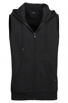 Slim body black plain waistcoat