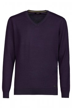 Pulover slim mov uni
