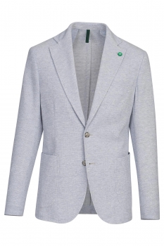 Slim body grey plain blazer