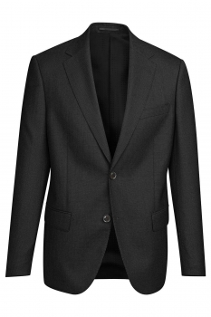 Slim body black plain blazer
